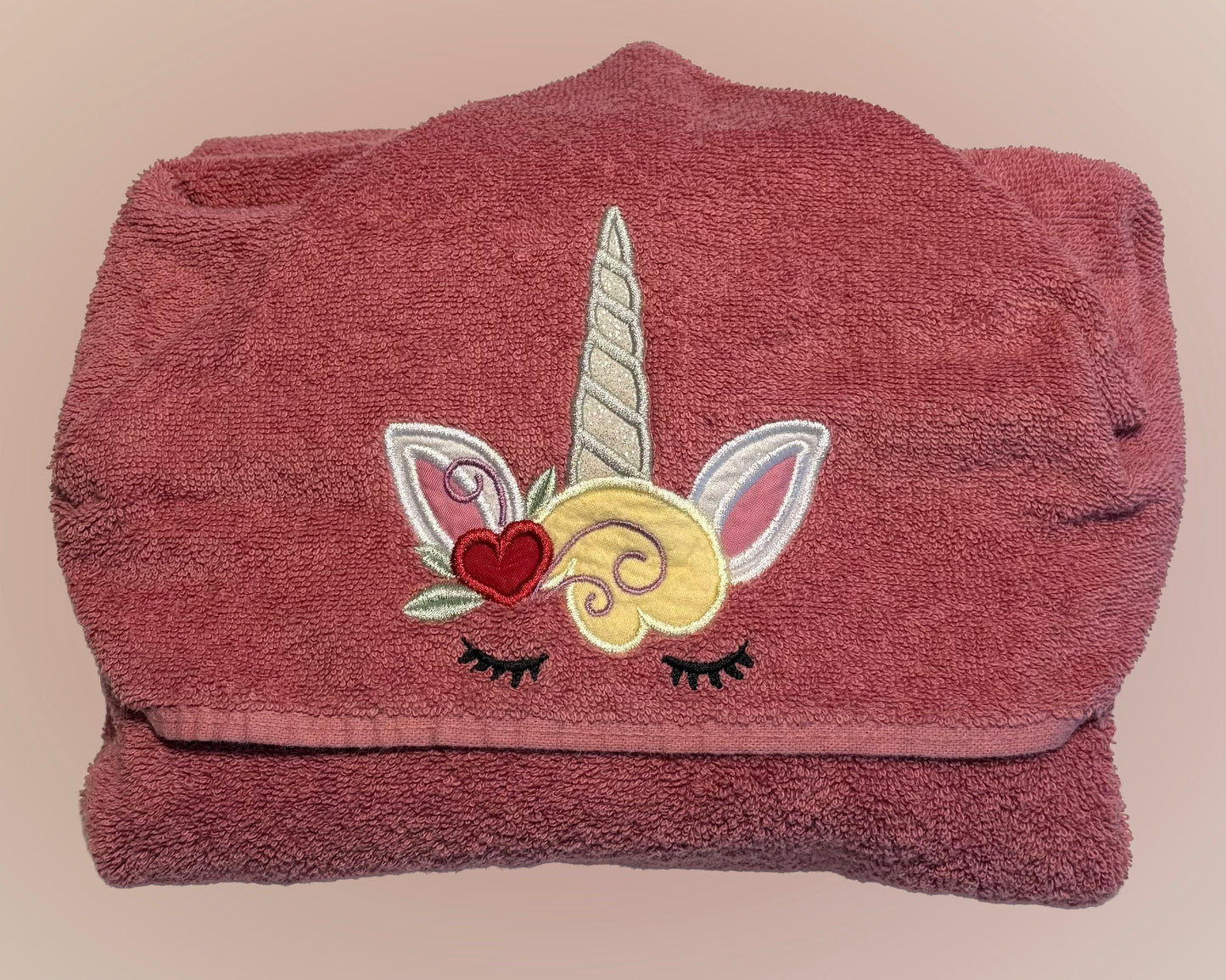 Unicorn Beach Wear Hooded Towel Poncho