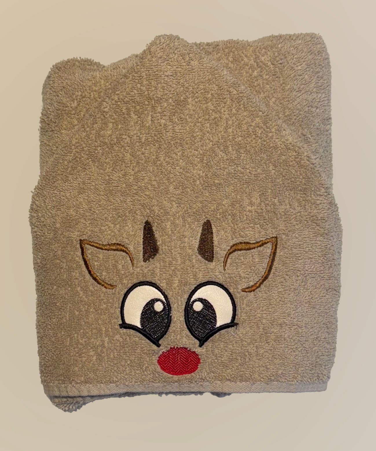 Rudolph Beach Wear Hooded Towel