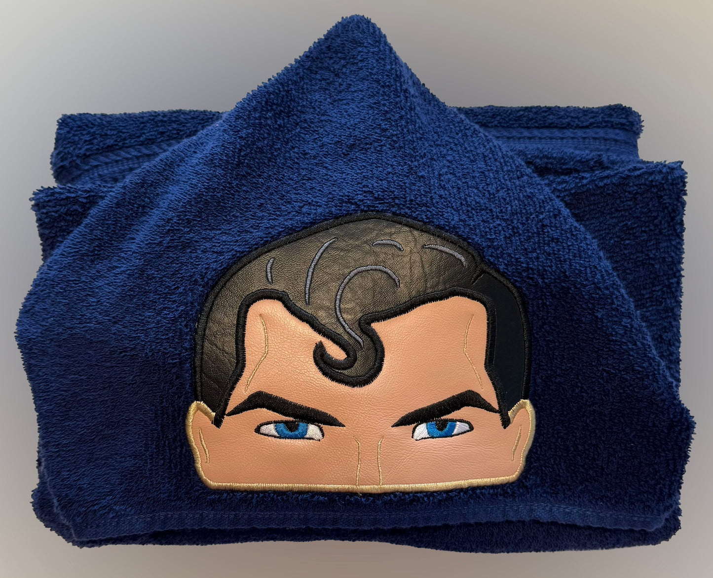 Superman Beach Wear Hooded Towel Poncho
