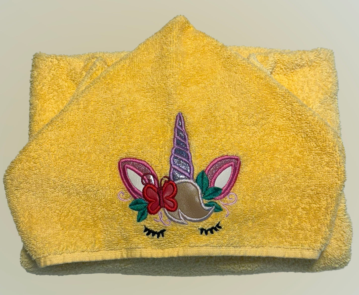 Unicorn Beach Wear Hooded Towel Poncho