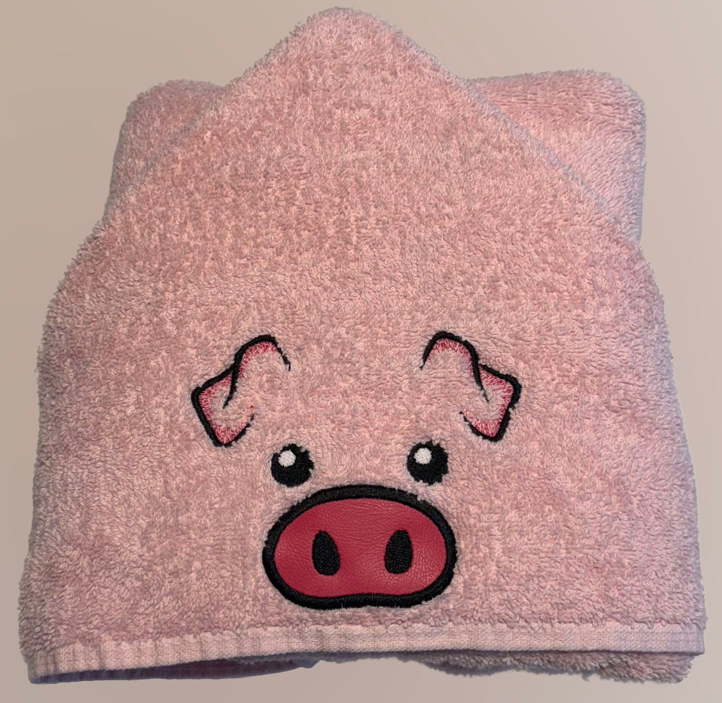Piggy Beach Wear Hooded Towel